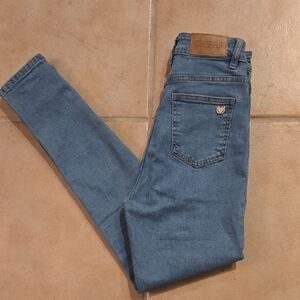 Chipre High Waist Skinny Stretch Blue Ankle Jeans Like New